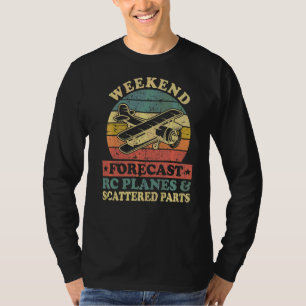 Weekend Forecast RC Flugzeug Luftfahrt Piloten Air T-Shirt