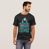 Weekend forecast Robotics with a Chance of Sleepin T-Shirt (Vorne ganz)