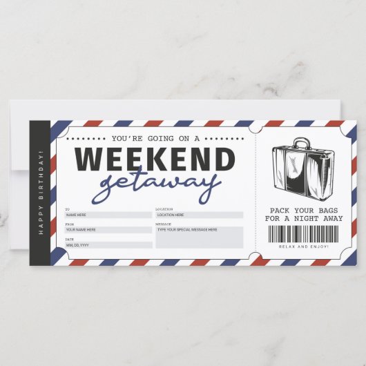 Weekend Gabe Ticket Voucher (Vorderseite)
