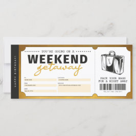Weekend Gold Geschenkgutschein für Reisen