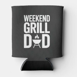 Weekend Grill Dad Funny BBQ Dosenkühler