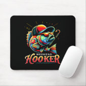 Weekend Hookerr Funny Fish Vater Liebe Fischerei V Mousepad (Mit Mouse)
