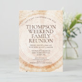 Weekend Lakehouse Family Wiedersehen Einladung (Stehend Vorderseite)