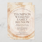 Weekend Lakehouse Family Wiedersehen Einladung (Vorne/Hinten)