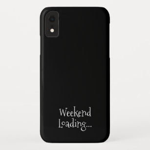Weekend Loading Funny Lässig Typografie Case-Mate iPhone Hülle