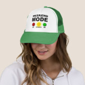 Weekend Mode Funny Ball Cap Hat Party Truckerkappe (Beispiel)