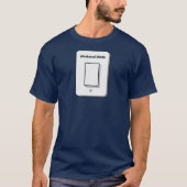 Weekend Mode Toggle Minimal UI Design T-Shirt (Vorderseite)