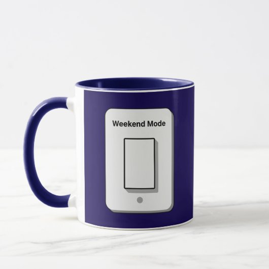Weekend Mode Toggle Minimal UI Design Tasse (Links)