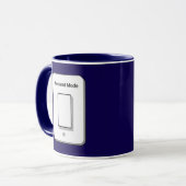 Weekend Mode Toggle Minimal UI Design Tasse (Vorderseite Links)