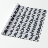 Weekend Ninja Funny Niedlich Japan Cartoon Geschenkpapier (Ungerollt)