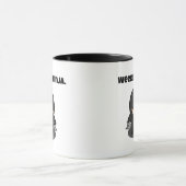 Weekend Ninja Funny Niedlich Japan Cartoon Tasse (Zentrum)