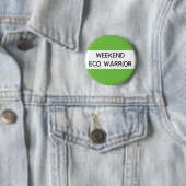 Weekend Öko Krieger Klimaschutz-Abzeichen Button (Beispiel)