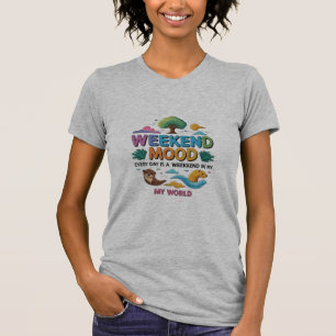 Weekend-Stimmung – Nature Girl Vibe Slim Fit Tee
