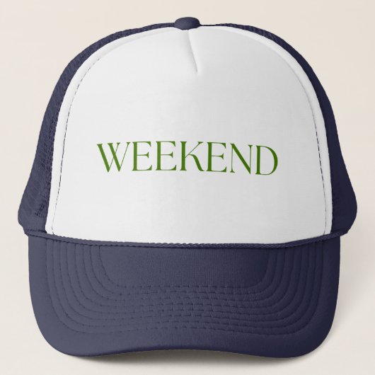 Weekend Trucker Hat Truckerkappe (Vorderseite)