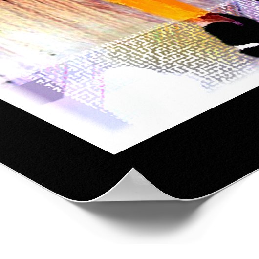 Weekend Vibes Poster (Ecke)