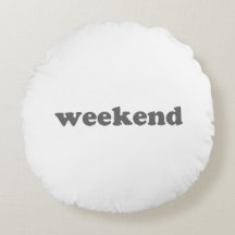 Weekend weiß grau moderne Typografie Spaß cool