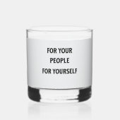 Weekend Whiskey Glass for African American Men Whiskyglas (Rückseite)