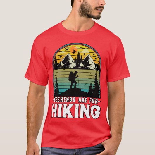 Weekends Are For Hiking Nature Camping boy T-Shirt (Vorderseite)