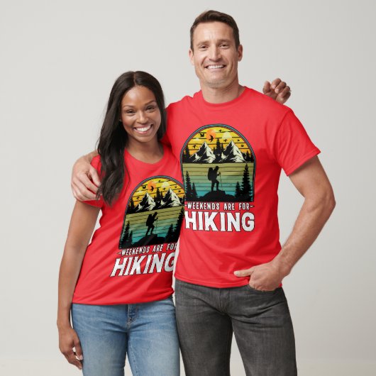 Weekends Are For Hiking Nature Camping boy T-Shirt (Unisex)