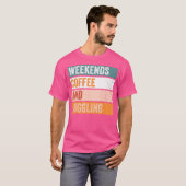 Weekends Coffee And Juggling Funny Hobby T-Shirt (Vorne ganz)