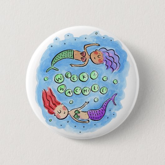 Weeki Wachee Button (Vorderseite)