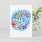 Weeki Wachee Einladung (Stehend Vorderseite)