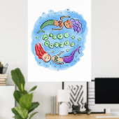 Weeki Wachee Poster (Heimbüro)