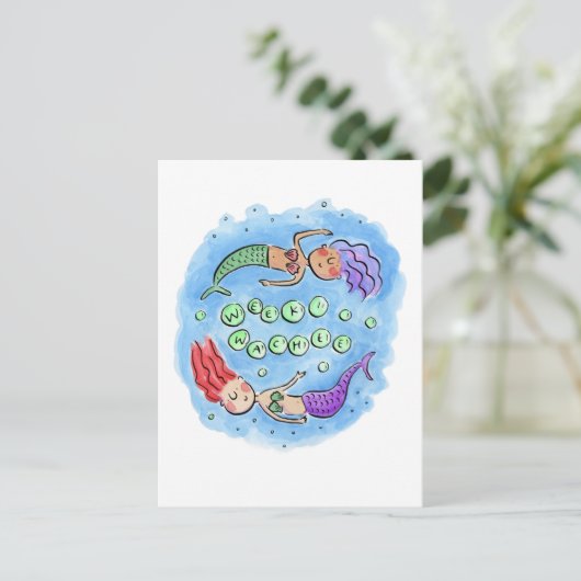 Weeki Wachee Postkarte (Stehend Vorderseite)