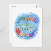 Weeki Wachee Postkarte (Vorne/Hinten)