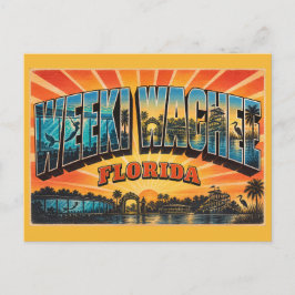 Weeki Wachee Springs Florida Meerjungfrau Show Vin Postkarte