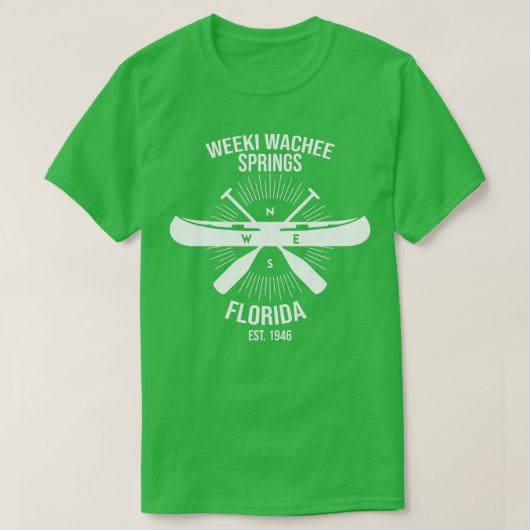Weeki Wachee Springs Staat Park Florida Canoeing S T-Shirt (Design vorne)
