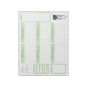 Weekly Desk Planner Notepad Notizblock (Rotiert)