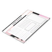 Weekly Habit Tracker Editor Notizblock (angewinkelt)