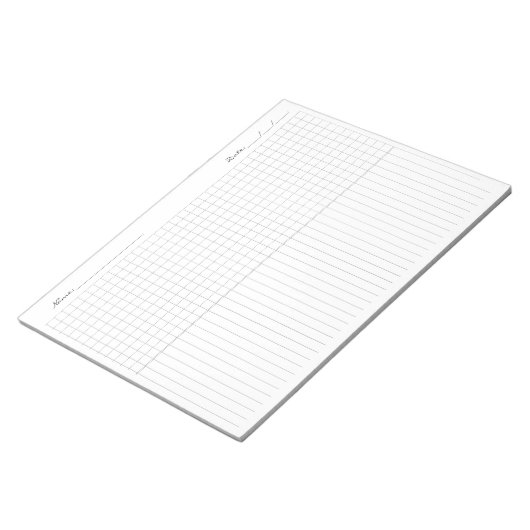 Weekly Habit Tracker,To Do List, Printable Planner Notizblock (angewinkelt)