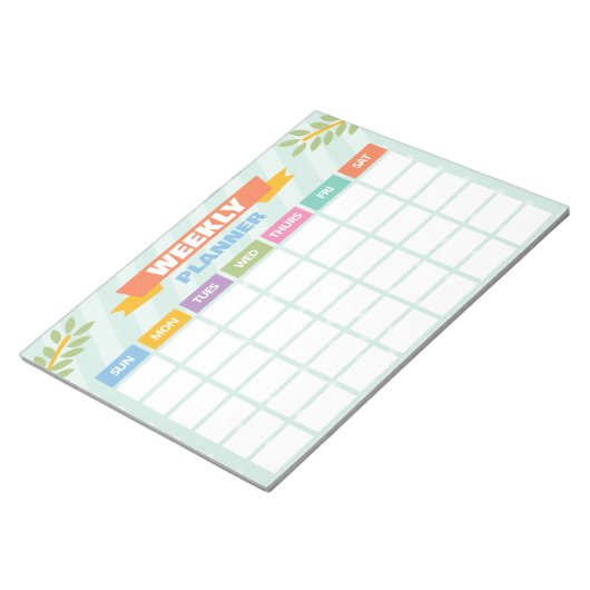 Weekly Plananner Paper Notepad Notizblock (angewinkelt)