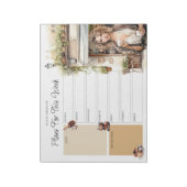 Weekly Planner Custom Name Coffee Lover Notizblock (Rotiert)