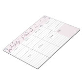 Weekly Planner Floral Notizblock (angewinkelt)