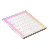 Weekly Planner Notepad – Weekday Layout Notizblock (angewinkelt)