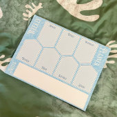 Weekly Planner Sheets floraler Notepad Notizblock