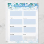 Weekly Planner Template (Vorderseite)