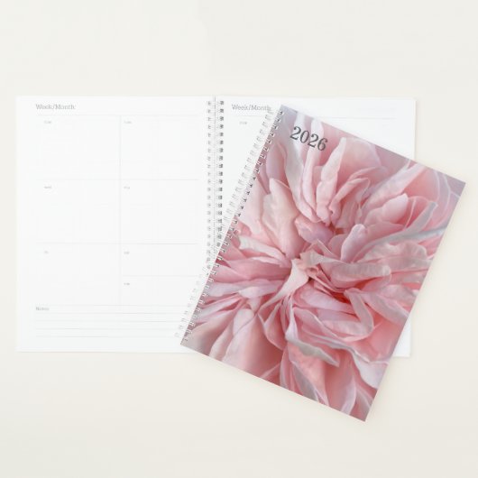 Weekly Planner with Soft Pink Floral Cover Planer (Anzeige)