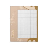 Weekly Routine Trackers Notizblock (Rotiert)