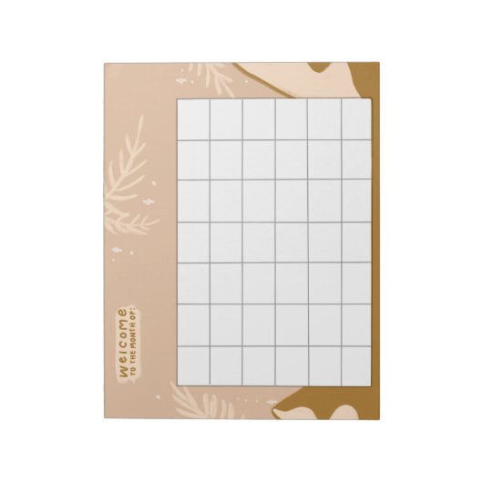 Weekly Routine Trackers Notizblock (Rotiert)