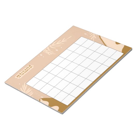 Weekly Routine Trackers Notizblock (angewinkelt)