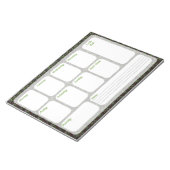 Weekly To Do List Planner Notepad Notizblock (angewinkelt)