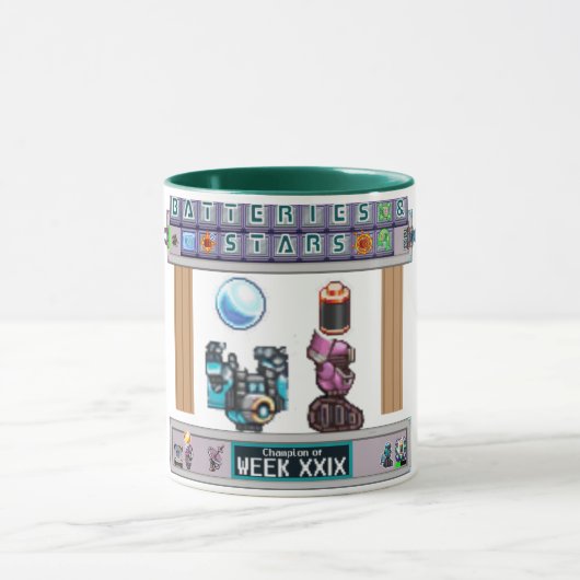 Weekly Trophy Synthesis Batteries&Stars Mug Tasse (Zentrum)