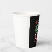 Weenie Dog Christmas Pajama Shirt Cute Weiner Ugly Pappbecher (Rechts)