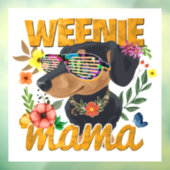 WEENIE MAMA FENSTERAUFKLEBER (Blatt 3)