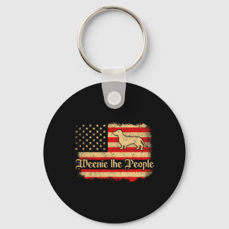 Weenie The People 4. Juli Amerikanische USA-Flagge Schlüsselanhänger