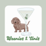 Weenies & Martinis-Party Rechteckiger Pappuntersetzer<br><div class="desc">Mit diesen Weenies & Martinis Party Square Paper Untersetzer bringen Sie Ihrem Party eine spielerische und abenteuerliche Atmosphäre! Diese Untersetzer, die eine wunderbare Darstellung eines Dackel-Hundes in Verbindung mit einem klassischen Martini bieten, sind ideal, um jedem Cocktail-Party, jeder Ansammlung oder einem Themenevent einen besonderen Charme zu verleihen. Ideal für Hundeliebhaber...</div>